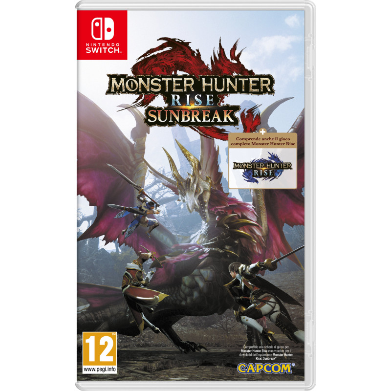 Videogioco nitendo switch nintendo - monster hunter rise sunbreak