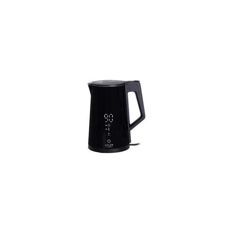 Bollitore elettrico adler regolabile 1850w/1.7l/nero [ad 1345 black]