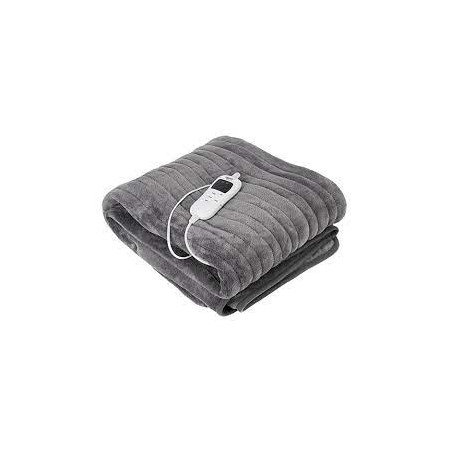 Coperta elettrica camry riscaldante 60w/160x180cm/grigio [cr 7434]