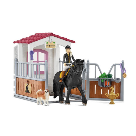Horse club schleich box per cavalli con tori princess multicolore
