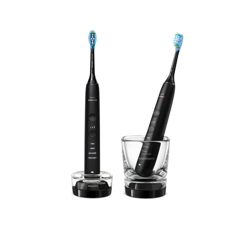 Spazzolino da denti elettrico philips duopack sonic hx9914/54 nero