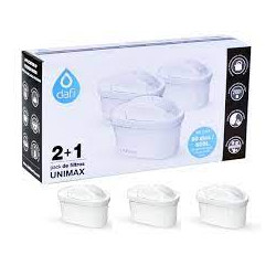 Filtro acqua dafi unimax 3pz bianco [poz03231]