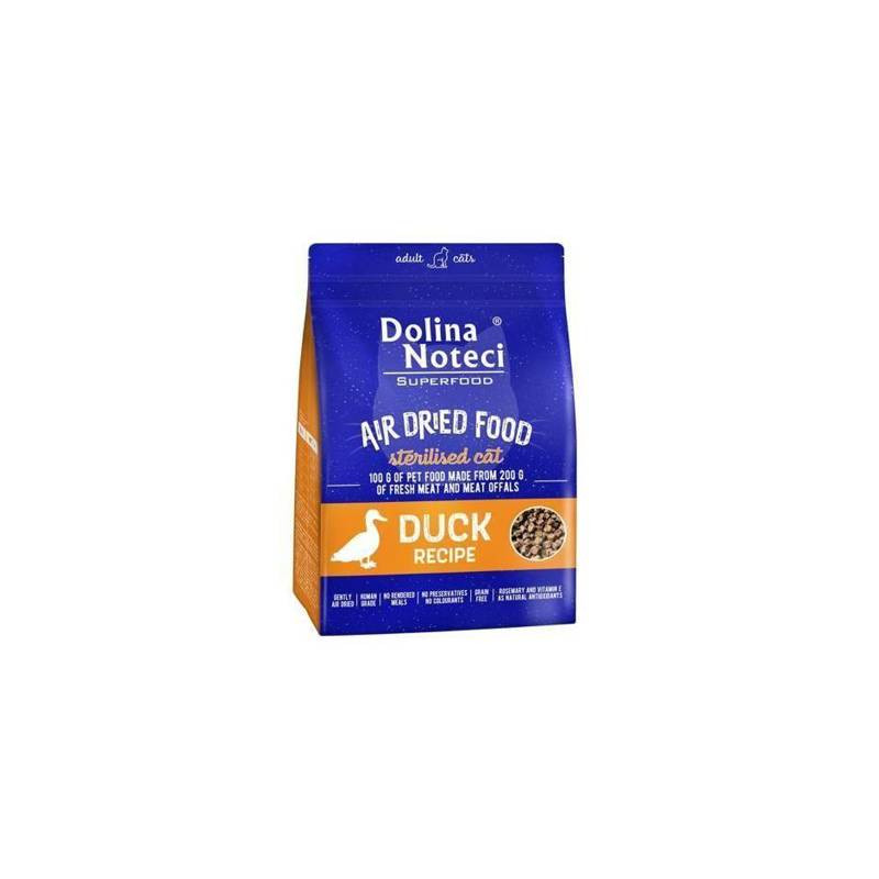 Mangime secco dolina noteci superfood anatra per gatti sterilizzato