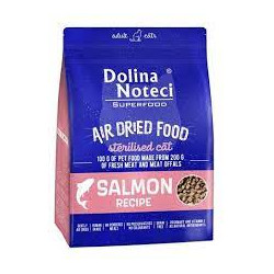 Mangime secco dolina noteci superfood salmone per gatti sterilizzato