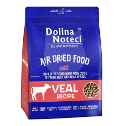 Mangime secco dolina noteci superfood vitello per gatti 1kg [8536]