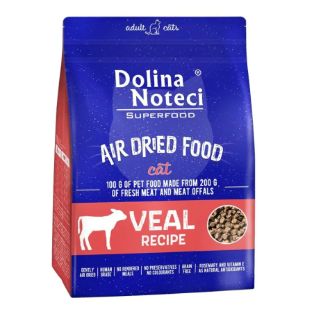 Mangime secco dolina noteci superfood vitello per gatti 1kg [8536]