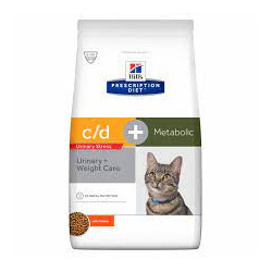 Cibo per gatti hill's c/d feline metabolic + urinary stress 1.5kg