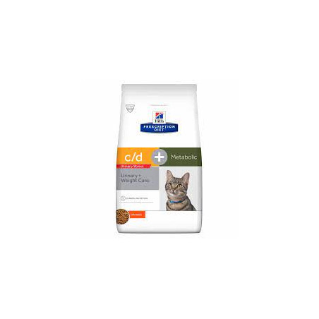 Cibo per gatti hill's c/d feline metabolic + urinary stress 1.5kg