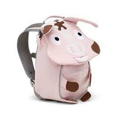 Zaino affenzahn k.f tonie maiale 4l per bambini rosa/marrone [afz-tos-001-102]