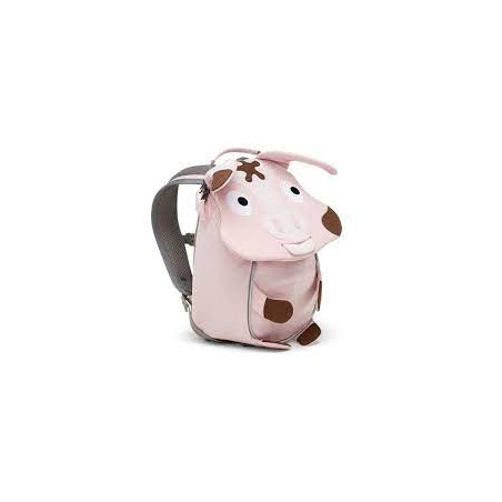 Zaino affenzahn k.f tonie maiale 4l per bambini rosa/marrone [afz-tos-001-102]