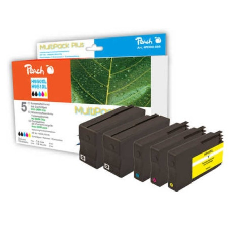 Set cartuccia inchiostro peach 950xl/951xl nero/ciano/magenta/giallo