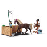 Figurina schleich horse club area di lavaggio con emily e luna multicolore