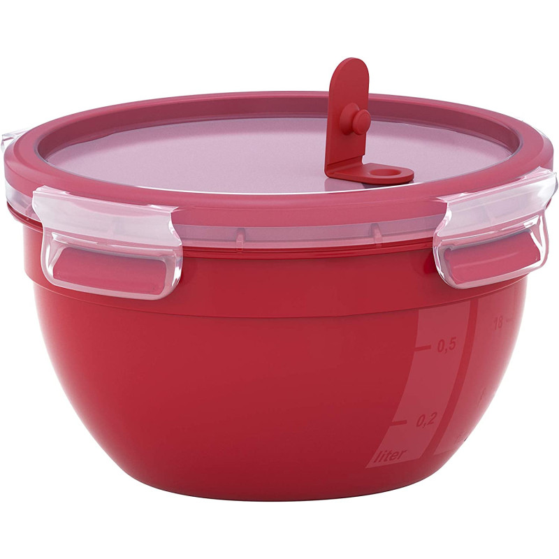 Contenitore per microonde emsa clip 2.6l rosso [n1060600]