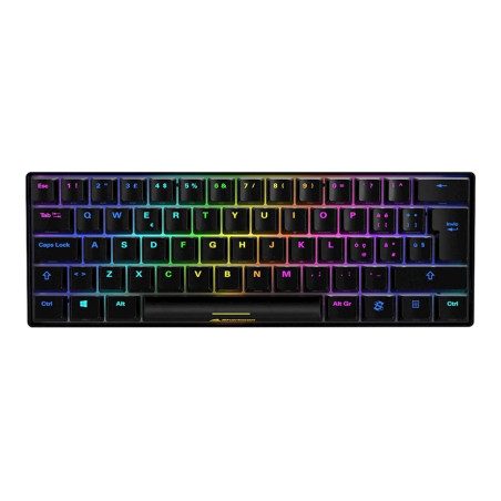 Tastiera sharkoon skiller sgk50 s4 gaming rgb nero [sgk50 s4 bk]