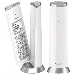 Telefono cordless panasonic kx-tgk212jtw senza fili bianco [kx-tgk212jtw]