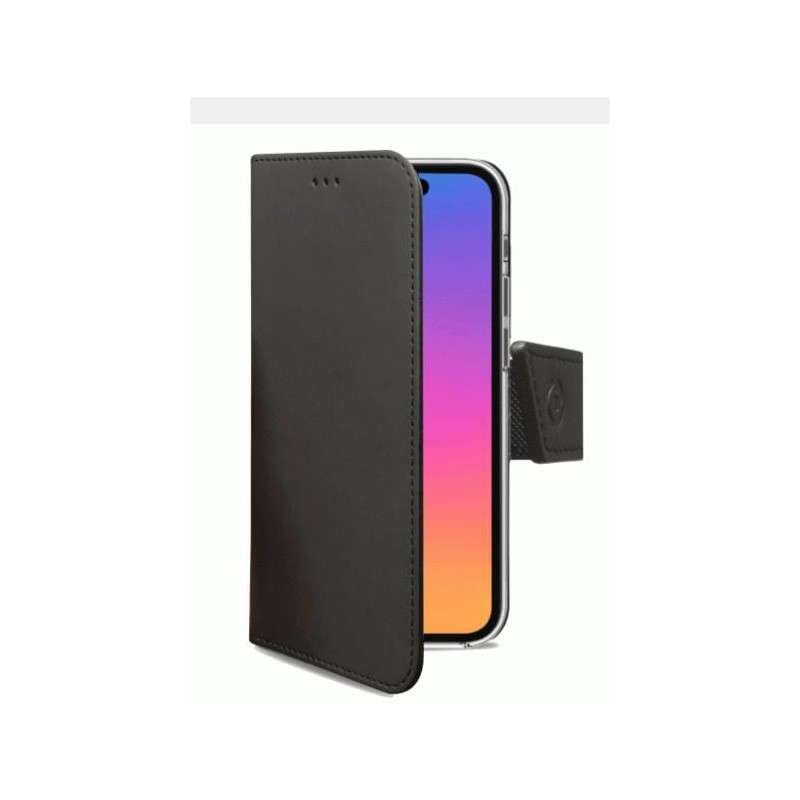 Custodia celly a portafoglio per apple iphone 14 pro max nero [wally1027]