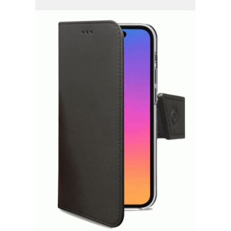 Custodia celly a portafoglio per apple iphone 14 pro max nero [wally1027]