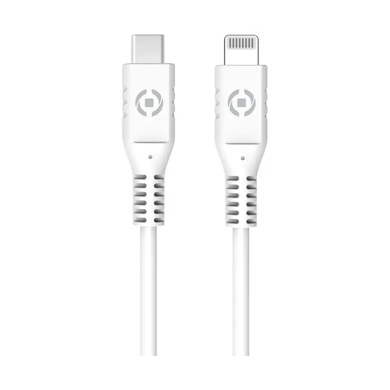 Cavo usb celly rtgusbclight usb-c a lightning 1m bianco [rtgusbclightwh]
