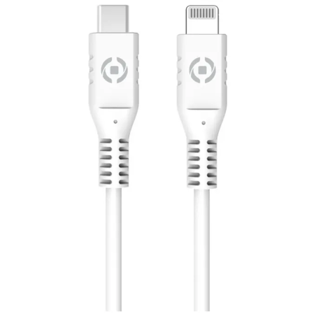 Cavo usb celly rtgusbclight usb-c a lightning 1m bianco [rtgusbclightwh]