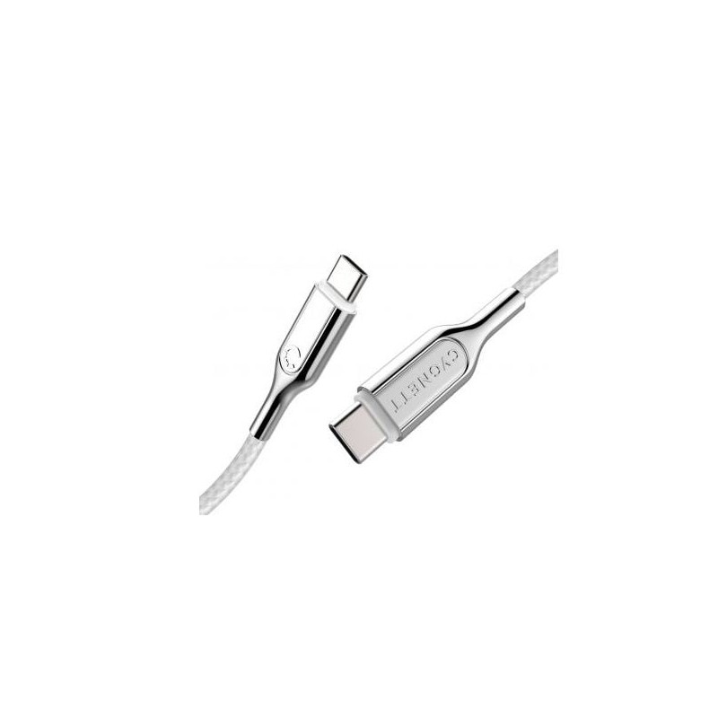 Cavo cygnett armored usb-c bianco [cy2693pctyc]