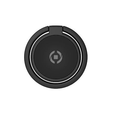 Supporto smartphone celly snapring nero [snapringbk]