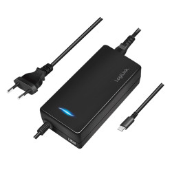 Alimentatore usb logilink 2 porta usb-a-c 1.2m 112w nero