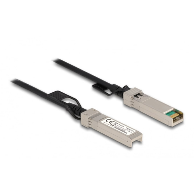 Cavo di rete sfp+ delock 84200 twinax 10gb ethernet 1m nero