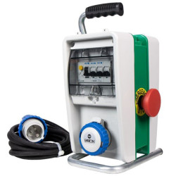 Quadro distribuzione elettrica fme 250v 6a in acciaio zincato bianco