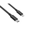 Cavo di ricarica hamlet usb c a lightning 1.5m nero [xcuc-lgt150]