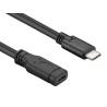 Cavo di prolunga hamlet usb-c 3.1 gen1 m/f 1m nero [xcuc-uc-mf10]