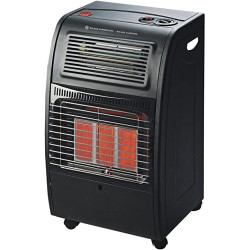 Stufa a gas dcg catalitica con infrarossi e ventilata turbo 1500w