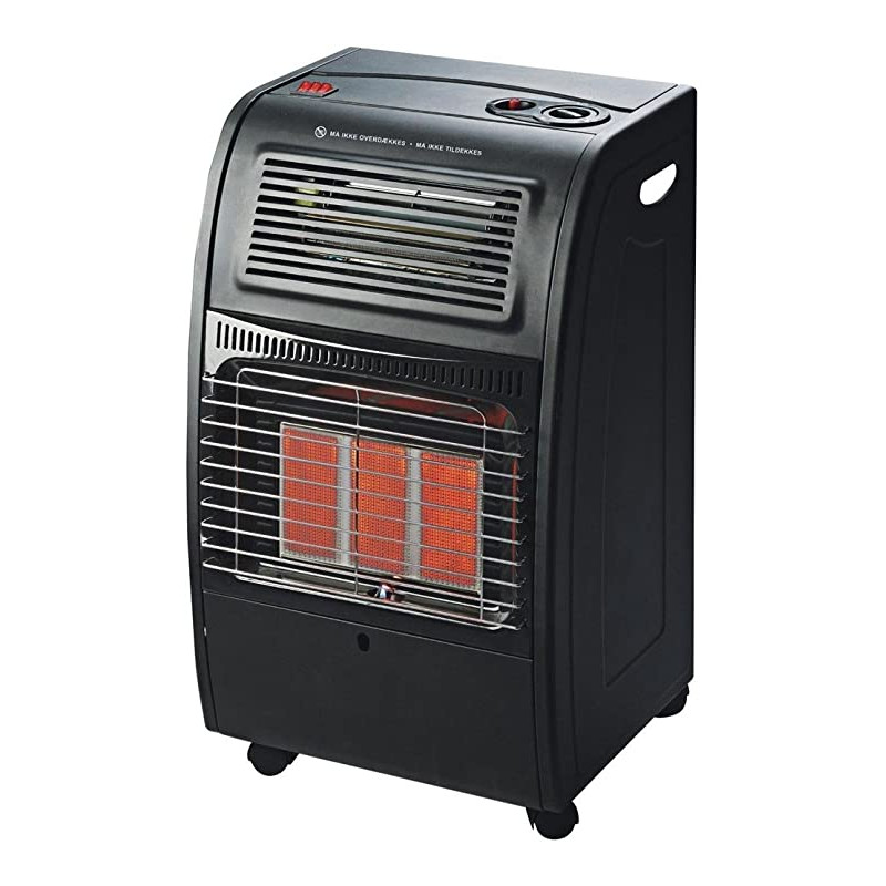 Stufa a gas dcg catalitica con infrarossi e ventilata turbo 1500w