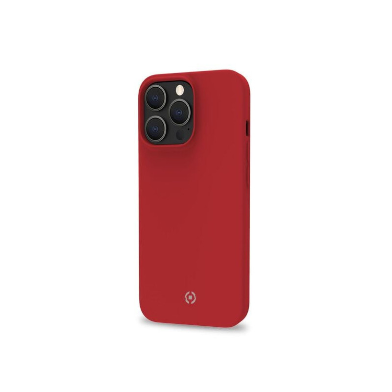 Custodia celly cromo per iphone 14 pro rosso [cromo1025rd]
