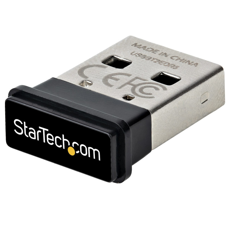 Adattatore usb wireless startech.com bluetooth 5.0 nero/argento [usba-bluetooth-v5-c2]