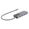 Adattatore multiporta usb startech.com usb-c hdmi 4 grigio [127b-usbc-multiport]