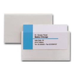 Portabiglietti da visita sei rota autoadesivi 5.5x9cm 10pz [318103]