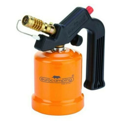 Saldatore a gas eurocamping con accensione piezo arancione/nero [55031131]