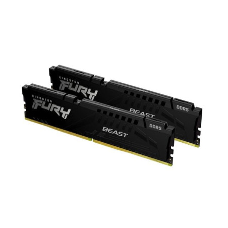 Ram dimm ddr5 32gb kingston fury beast 5600mhz nero [kf556c36bbek2-32]