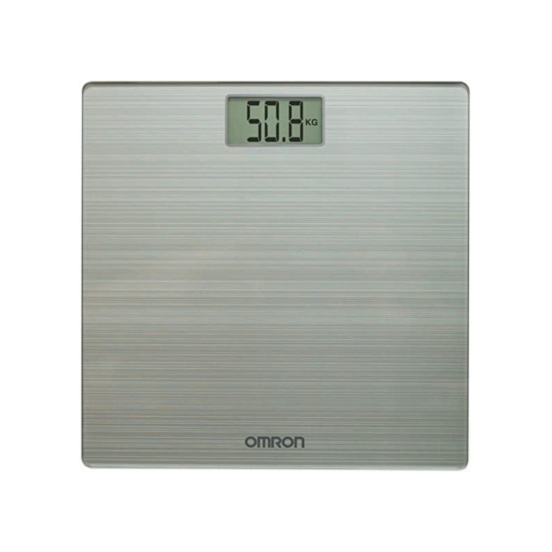 Bilancia pesapersone digitale omron hn-289-e in vetro 5-180kg/nero