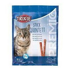 Snack per gatto trixie snacki premio con salmone/trota/25g [tx-42725]
