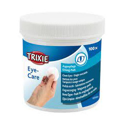 Salviettine oculari trixie eye care per cani 100pz/bianco [tx-29391]