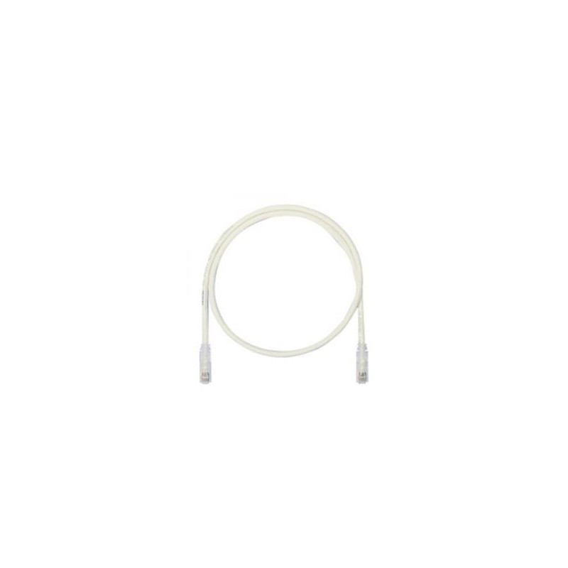 Cavo di rete panduit awg28 cat6a rj-45/rj-45 f/utp 0.5m bianco