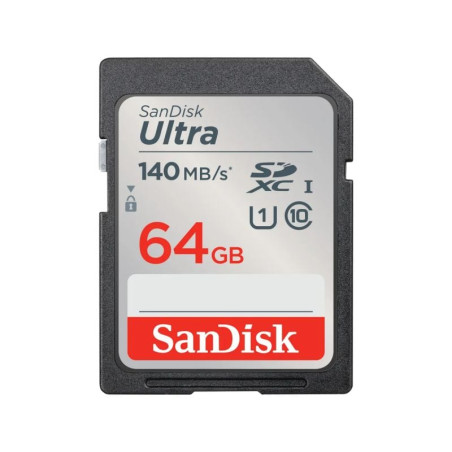 64gb scheda microsdxc sandisk ultra nero [sdsdunb-064g-gn6in]