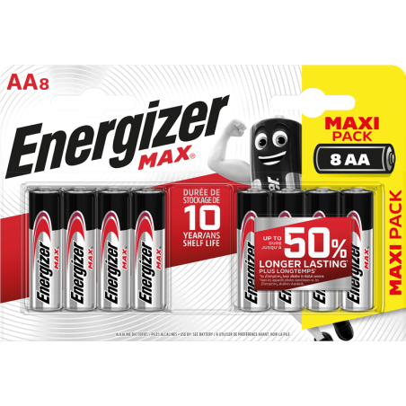 Pila ricaricabile energize 437727 1.5v aa 8pz [437727]