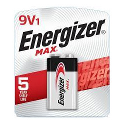 Batteria da 9 v alcalina energizer max 9v 1pz [426660]