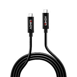 Cavo usb lindy da usb 3.1 gen2 c/c attivato 5m nero [43308]