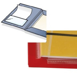 Buste tasca adesive sei rota 10 pz. gs con soffietto 22x30cm [318129]