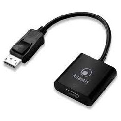 Cavo displayport atlantis land a04-dp_hdmi-18 1.8m hdmi nero