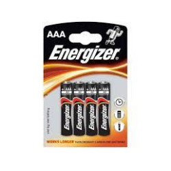 Pila ricaricabile energizer aaa lr03 ap alkaline power 410829 4-pz