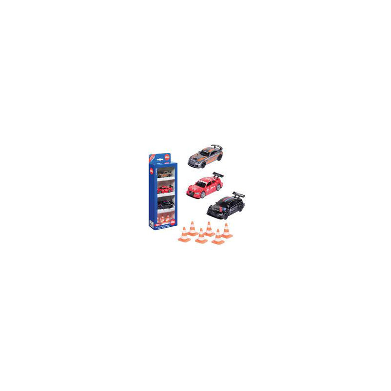Set modellino siku 6331 auto da corsa multicolore 3pz [wnsiks0cc063314]